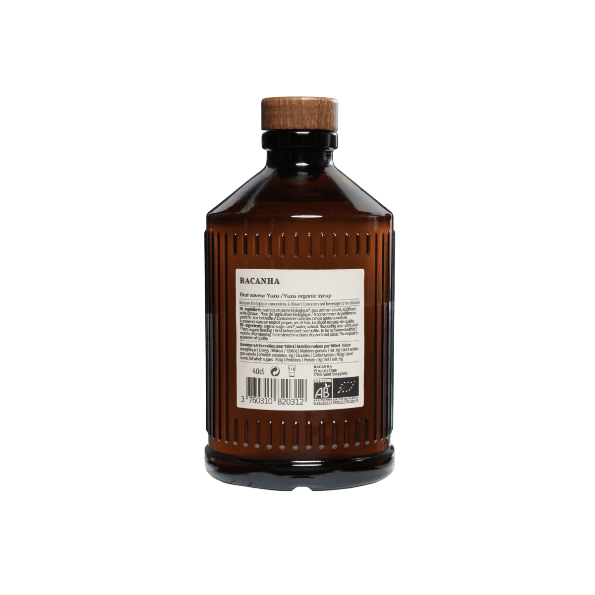 Yuzu brut siroop - biologisch - 400ml