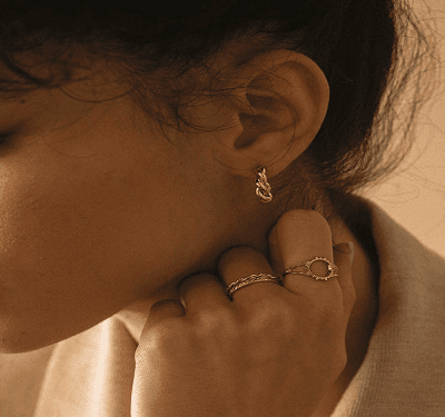 Bague Lumineuse - Plaqué or
