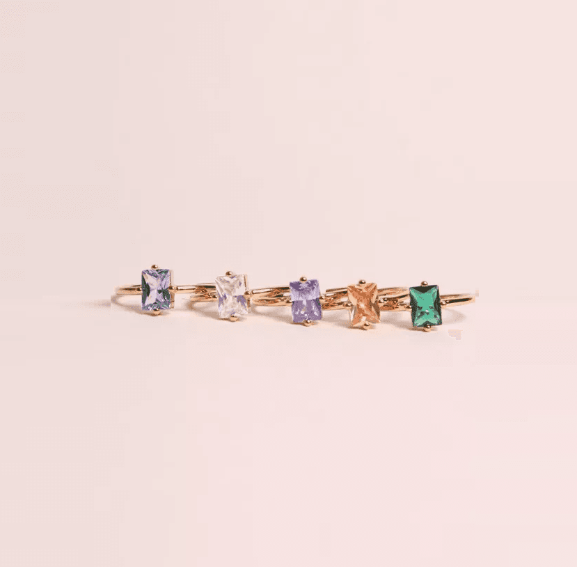 Ring Madeleine - Zircon Blanc