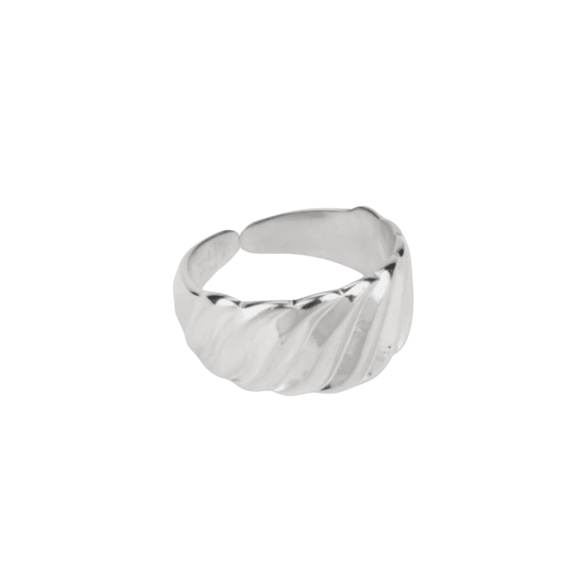 Rosa ring - Massief zilver