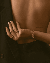 Armband Céline - Plaqué or