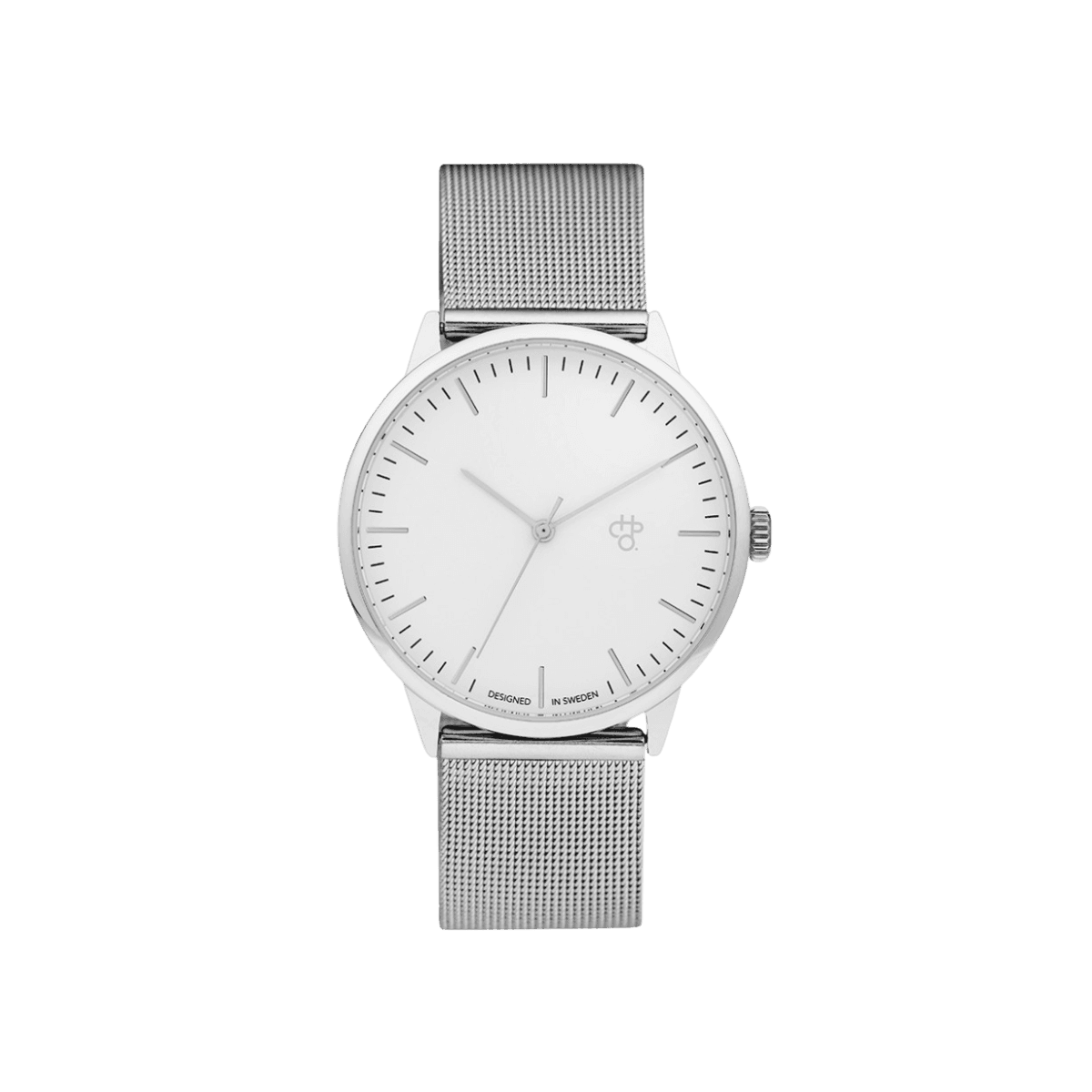 NANDO SILVER Horloge - Zilver/Zilver 14232BB