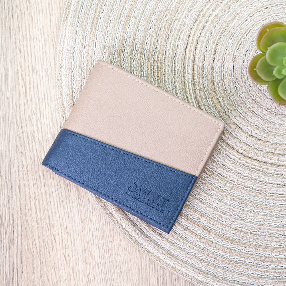 Portefeuille LE SUCRÉ Beige/Bleu
