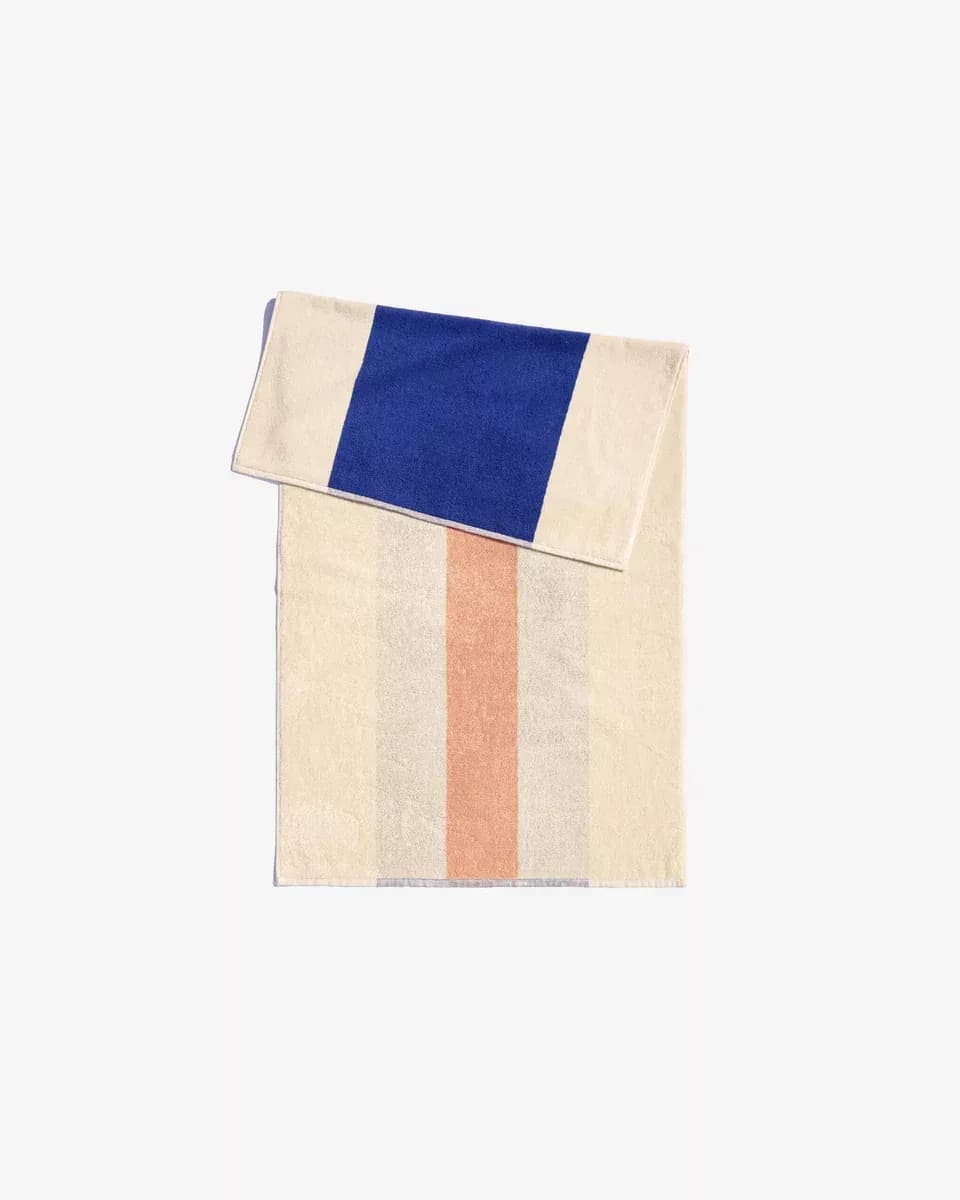 Handdoek / badlaken 70x140 Royal Blue Peach