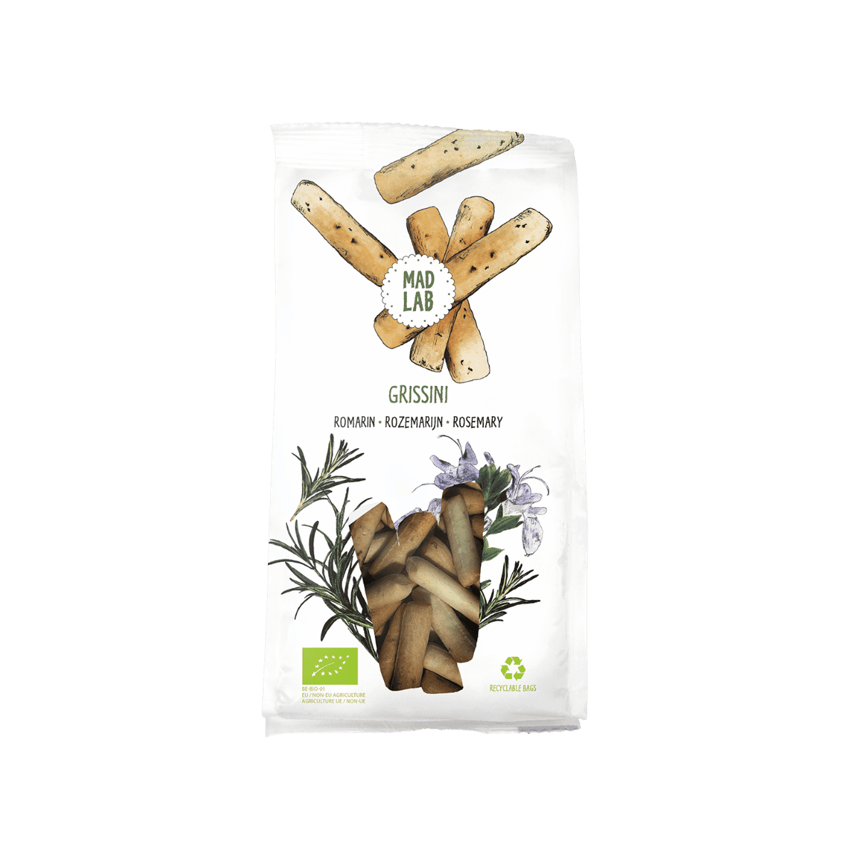 Grissini met rozemarijn 110g