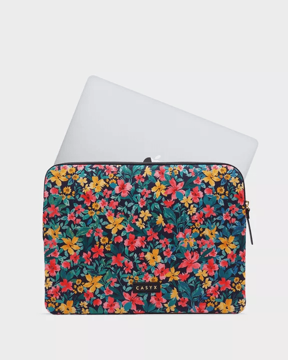 Cover PC 13" - Aquarelle Florale Obscure