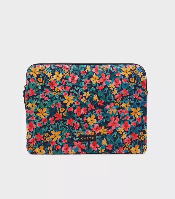 Cover PC 13" - Aquarelle Florale Obscure