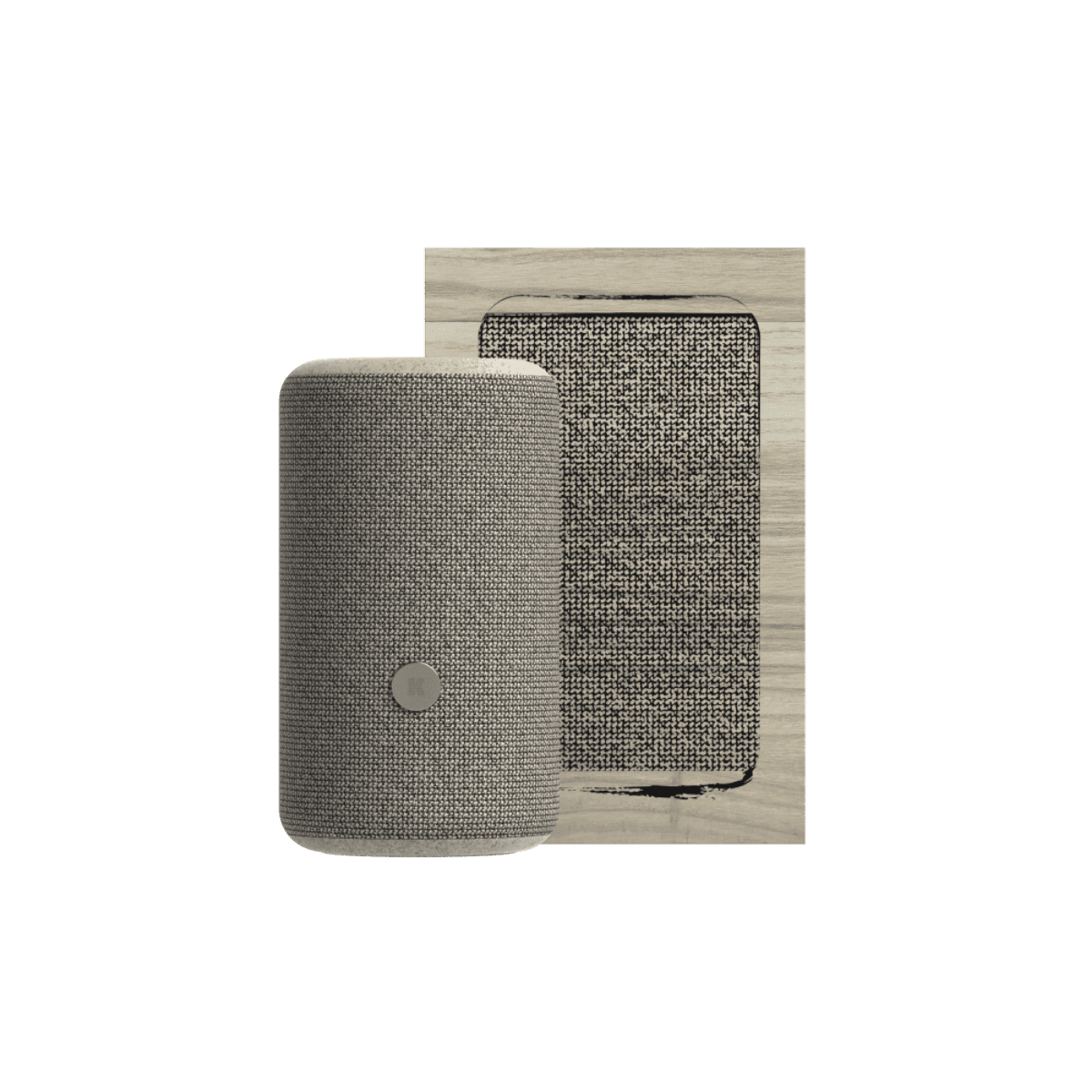 360° ronde Bluetooth-luidspreker aCAPELLA Wheat / Care