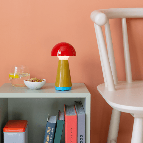 Tafellamp Bobbi - Red