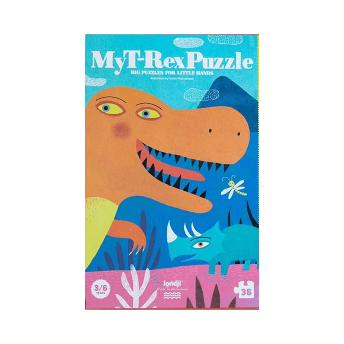 36-delige puzzel - 3 - 6 jaar - MY T-REX PUZZLE