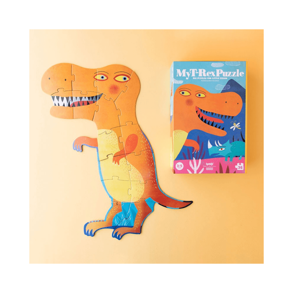 36-delige puzzel - 3 - 6 jaar - MY T-REX PUZZLE