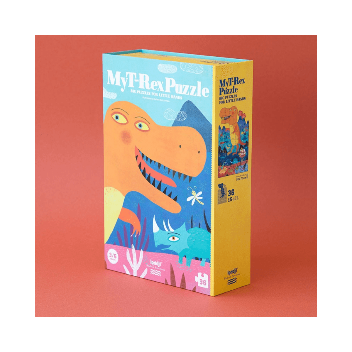 36-delige puzzel - 3 - 6 jaar - MY T-REX PUZZLE