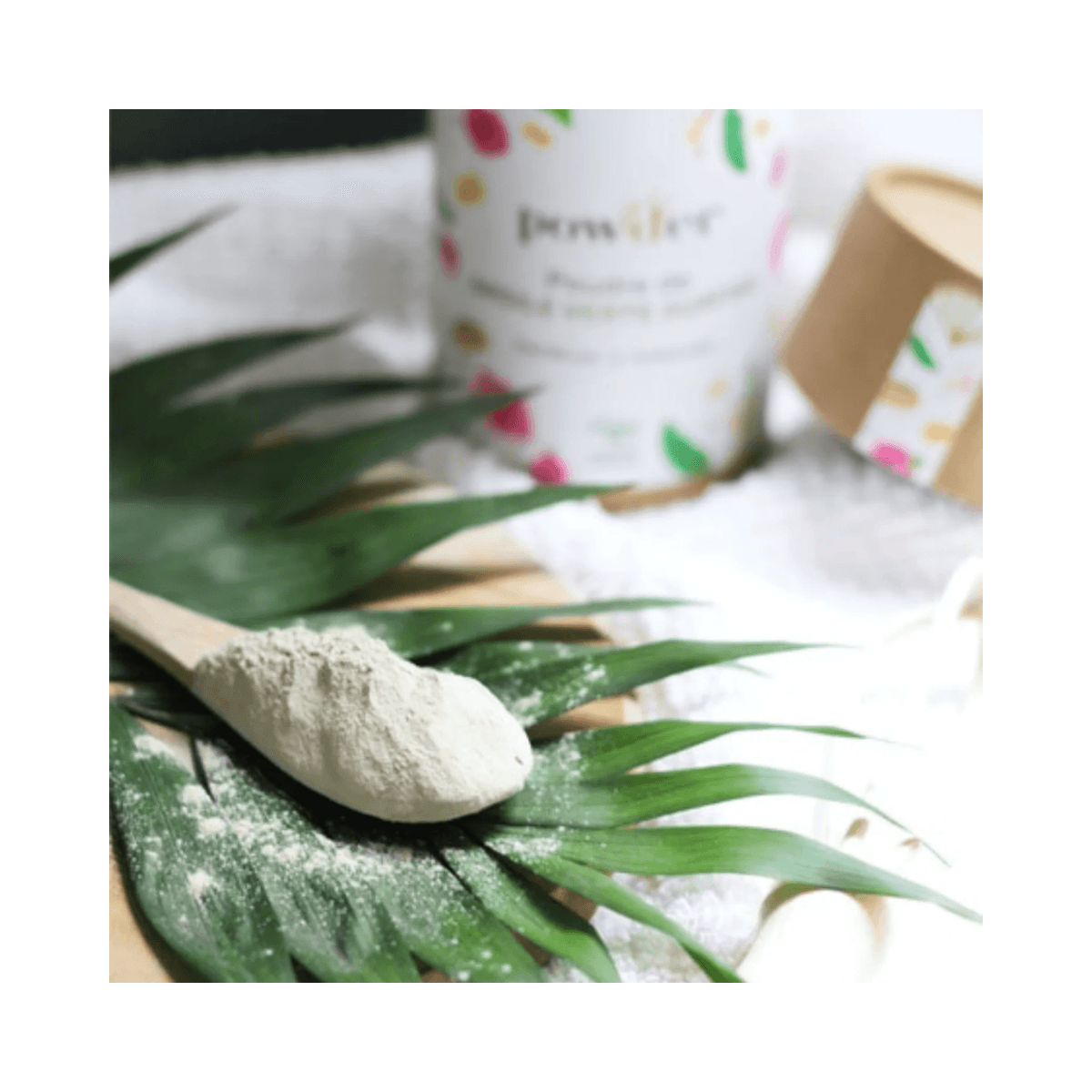 Poudre d'ARGILE VERTE SURFINE BIO - Purifiante et nettoyante