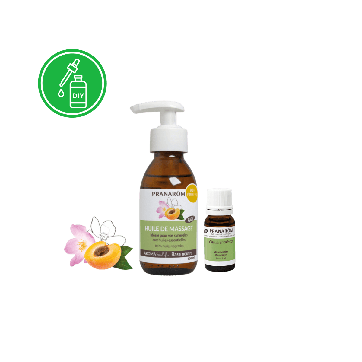 Coffret cadeau Pranarôm DIY - Synergie Massage sommeil BIO