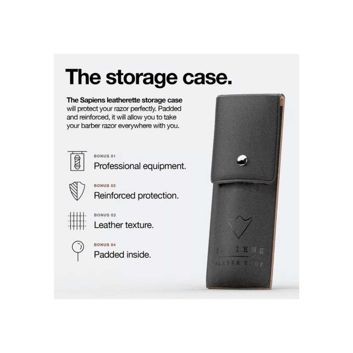 Recht scheermes – Black Edition