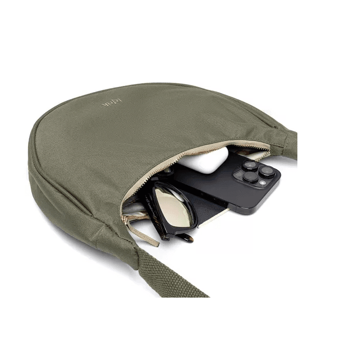 Schoudertas  Lua - Stripes Olive