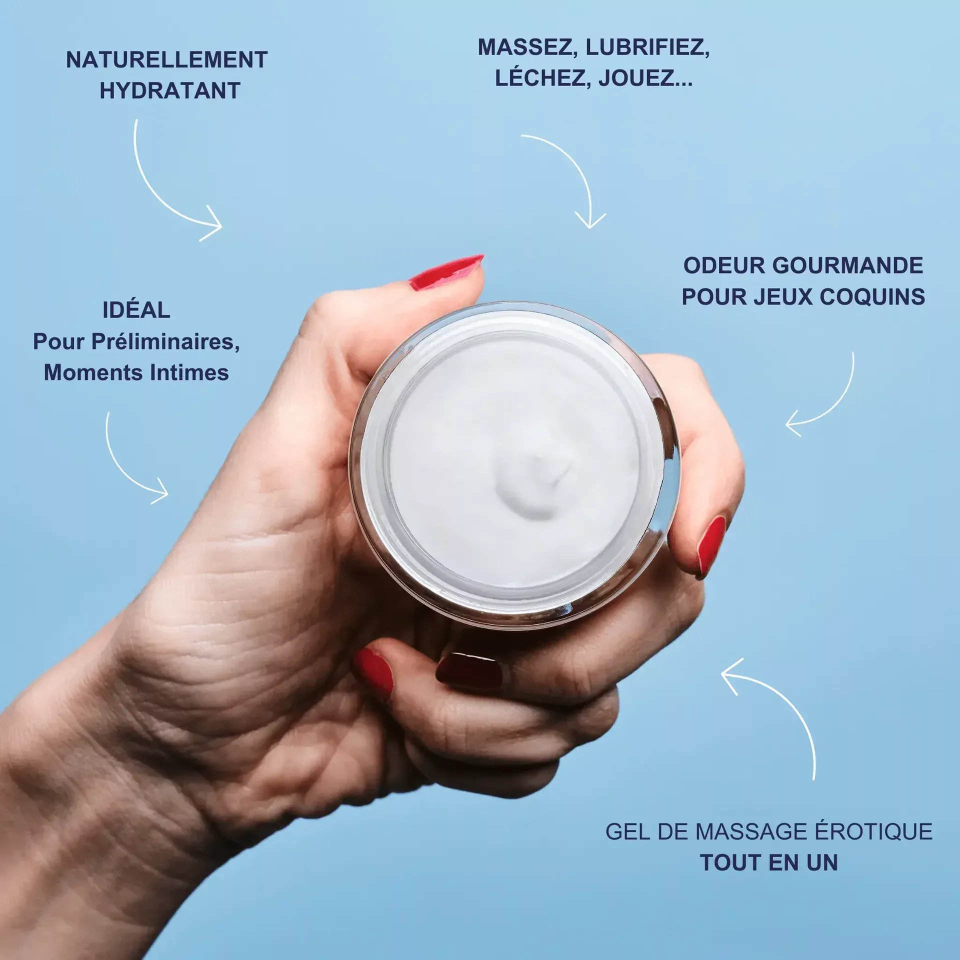 Le couple gourmand - Huile de massage comestible certifié Bio 50ml