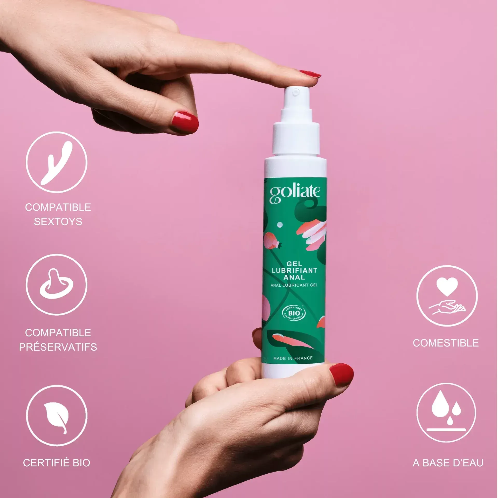 Anaal glijmiddel - Biologisch gecertificeerde anale glijgel 100ml