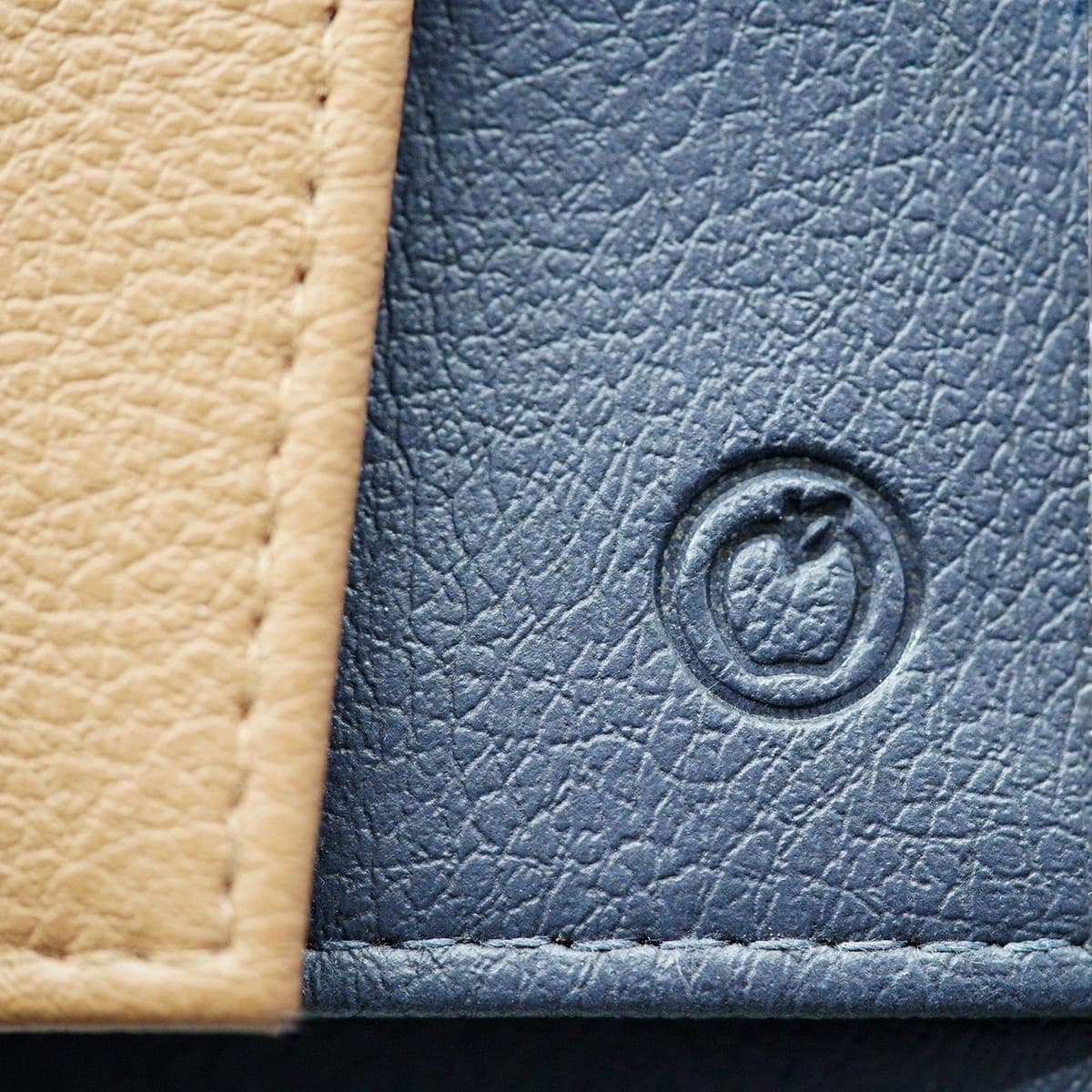 Portemonnee L'ACIDULE marron / bleu