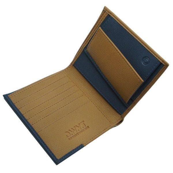 Portemonnee L'ACIDULE marron / bleu