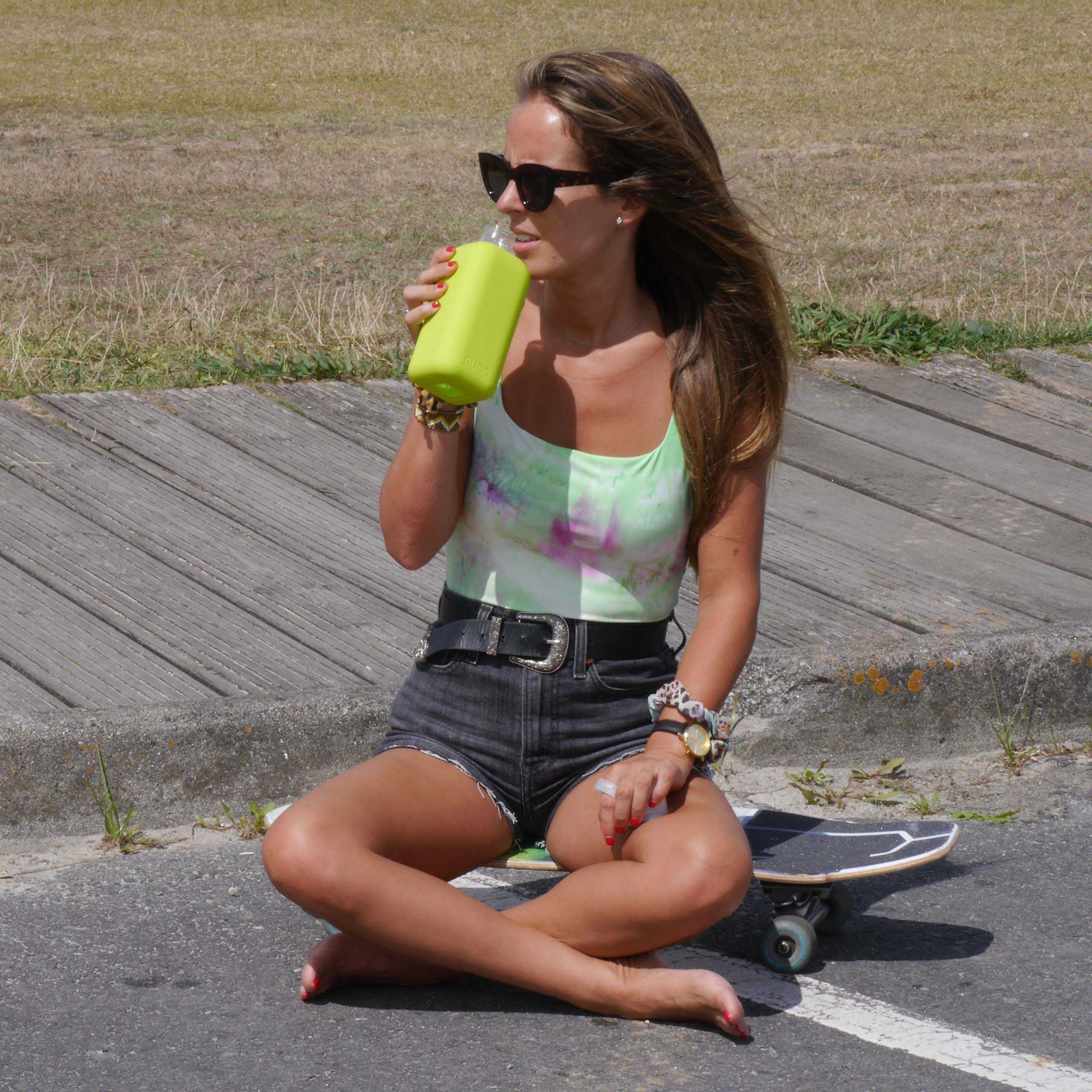 Glazen fles NUOC - Avocado 800ml