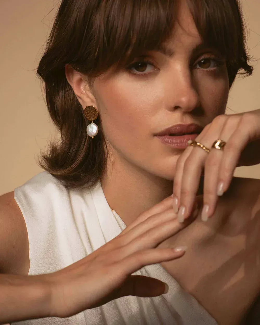 Boucles d'oreilles Maud - Plaqué or