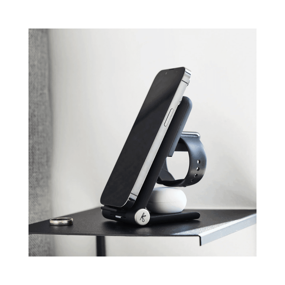 Support de charge pliable ultra-rapide 3 en 1 reCharge + Dusty Rose