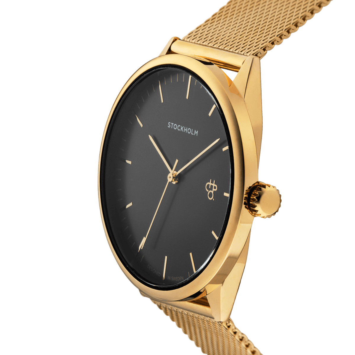 NANDO STOCKHOLM Horloge - Gunmetal/Goud 14232VV