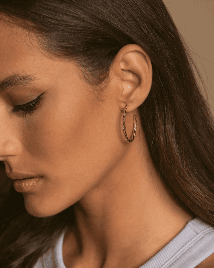 Creolen  Dina - Plaqué or