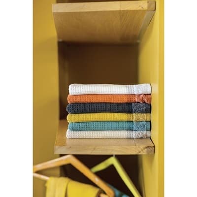 Gerecycled badlaken Abby Emeraude 90 x 150