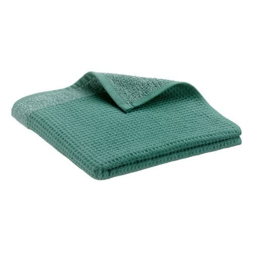 Gerecycled badlaken Abby Emeraude 90 x 150