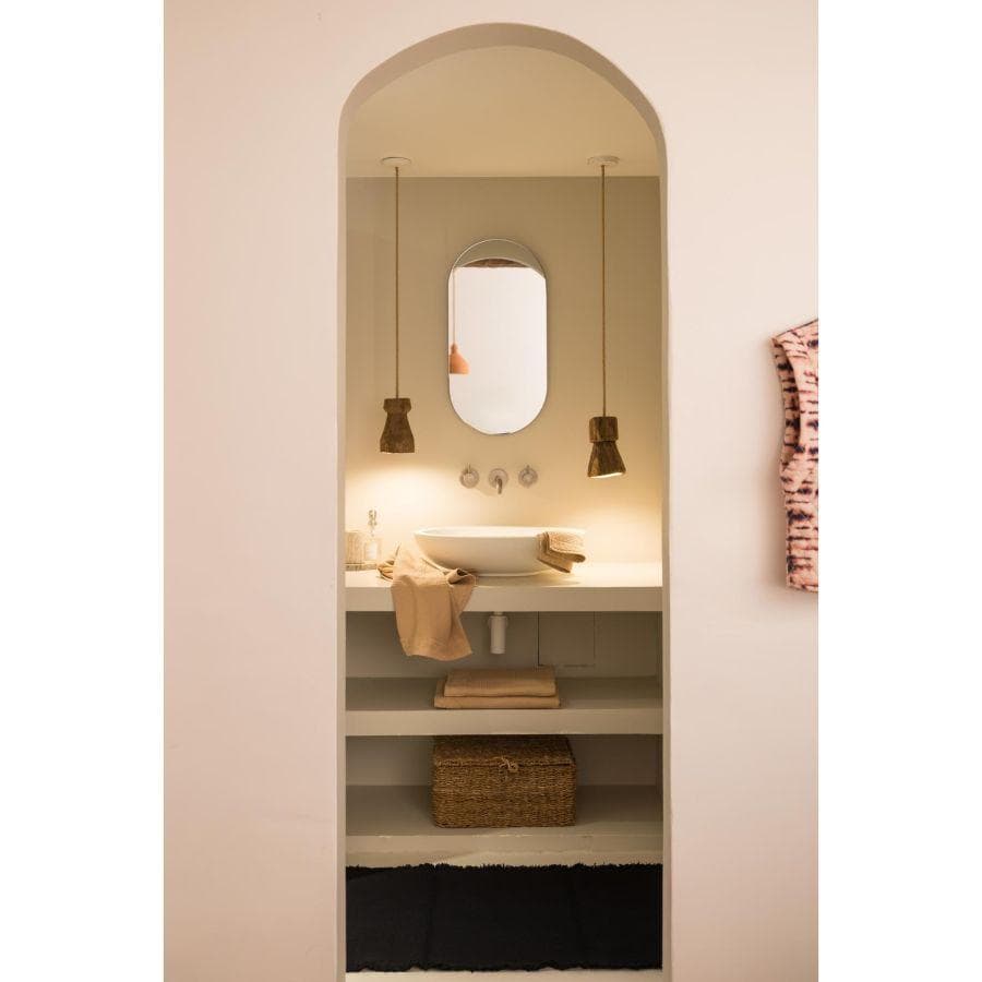 Gerecycled badlaken Abby Dragée 90 x 150