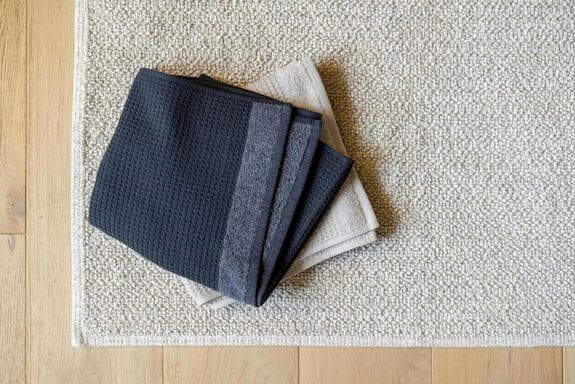 Gerecycled badlaken Abby Tonnerre 90 x 150