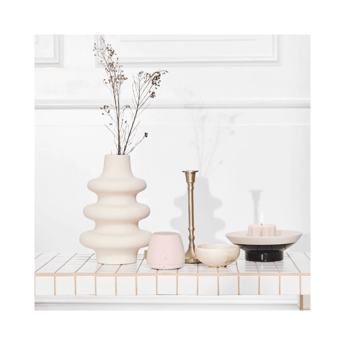 Bluetooth-luidspreker aJAZZ Stone Dusty Pink