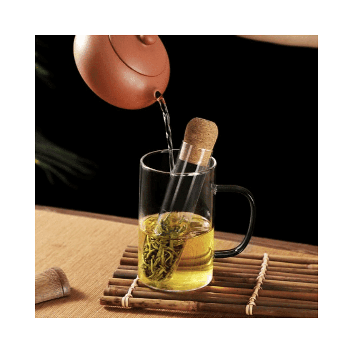 Filtre à thé en verre