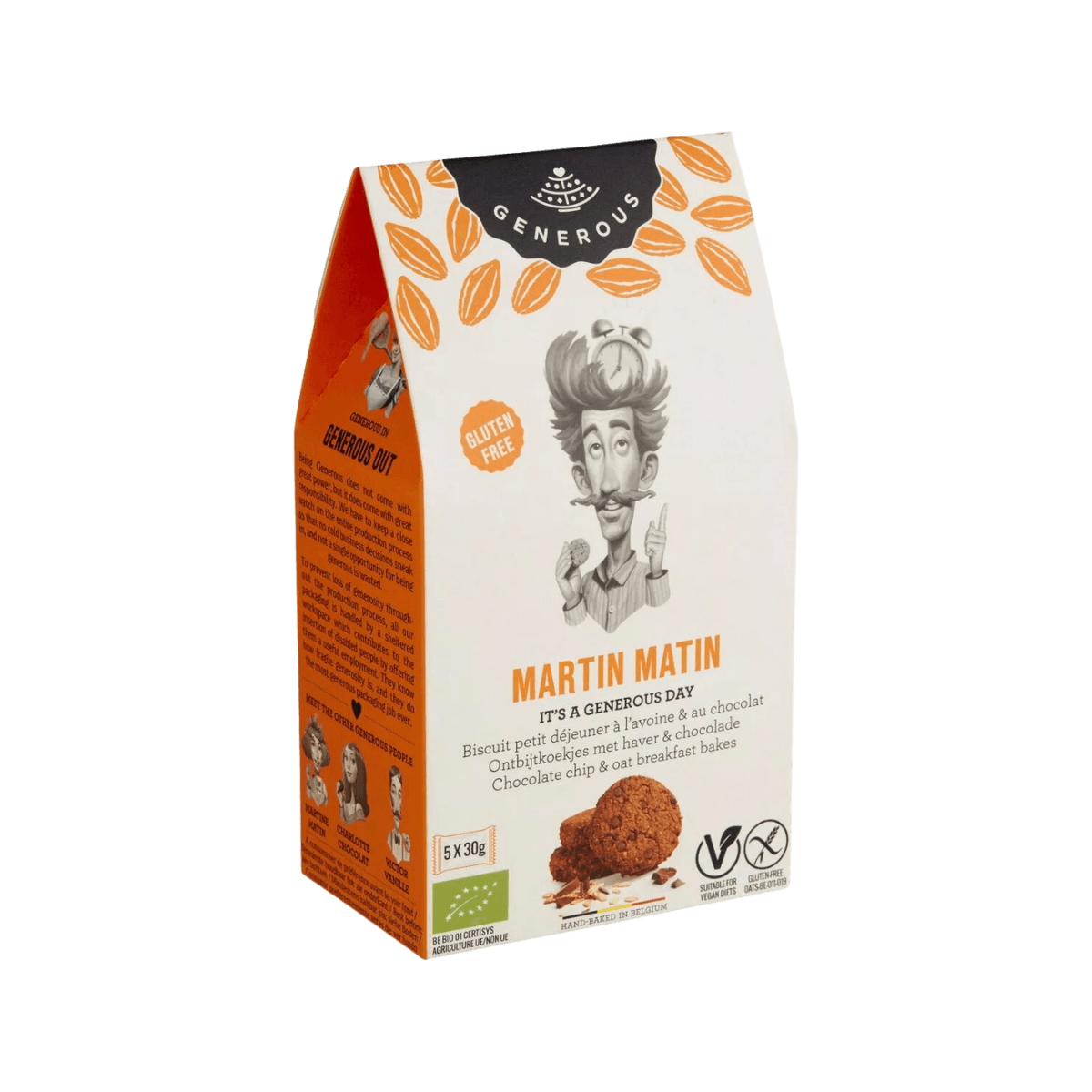 Koekjes Martin Matin Avoine & chocolat 150g (5 x 30g) BIO