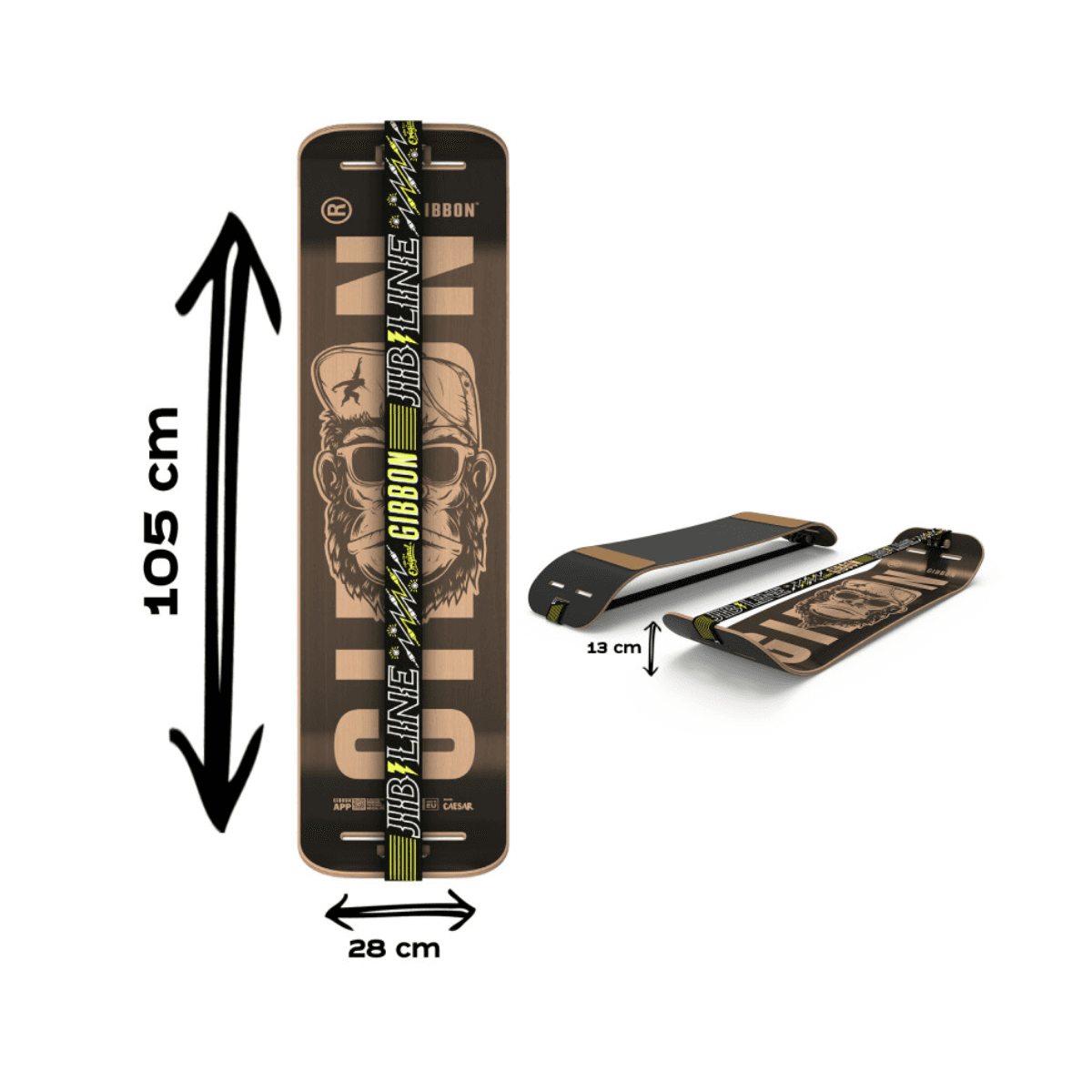GIBOARD - Slackline Board - CAESAR JIB