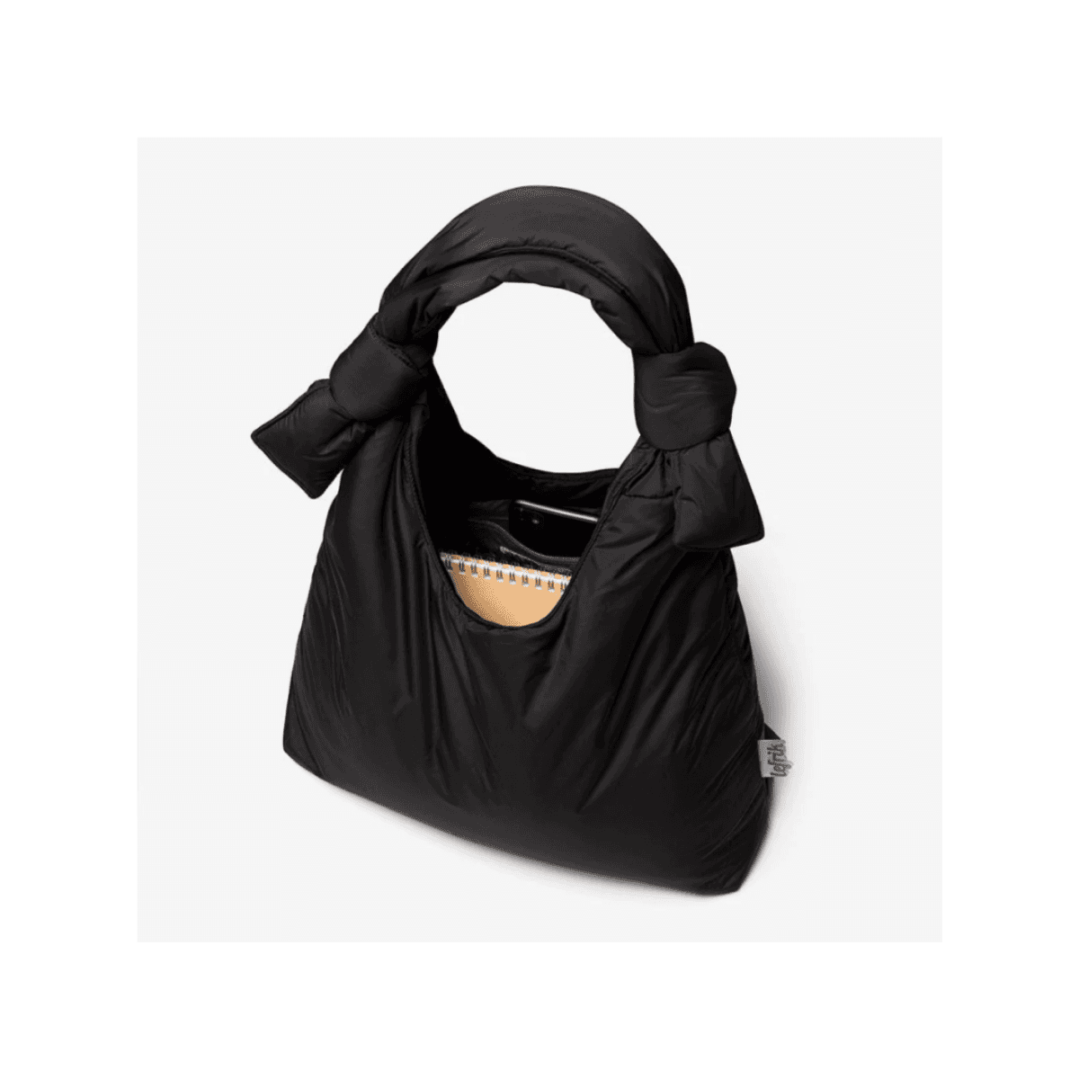 Sac porté épaule 1,3L - Biwa Puffy - BLACK TECH