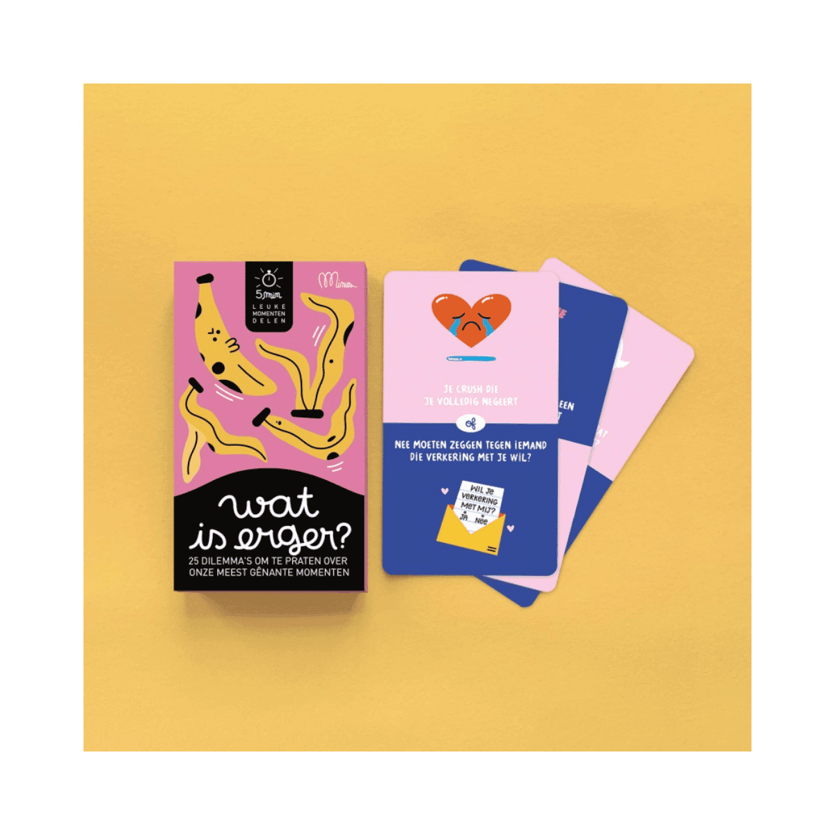 Spel om te praten - WAT IS ERGER?