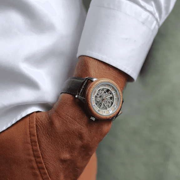 Automatisch herenhorloge CONSTANTIN Marron Tabac