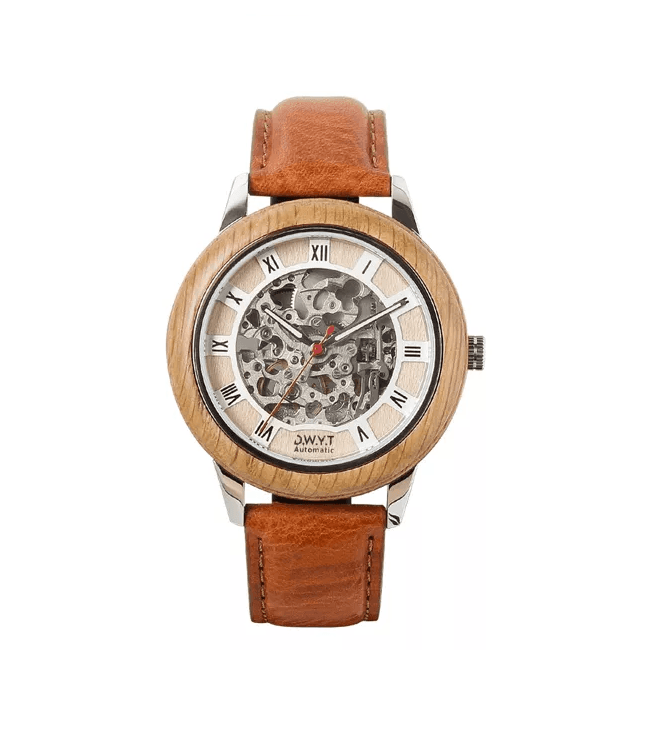 Automatisch herenhorloge CONSTANTIN Marron Tabac