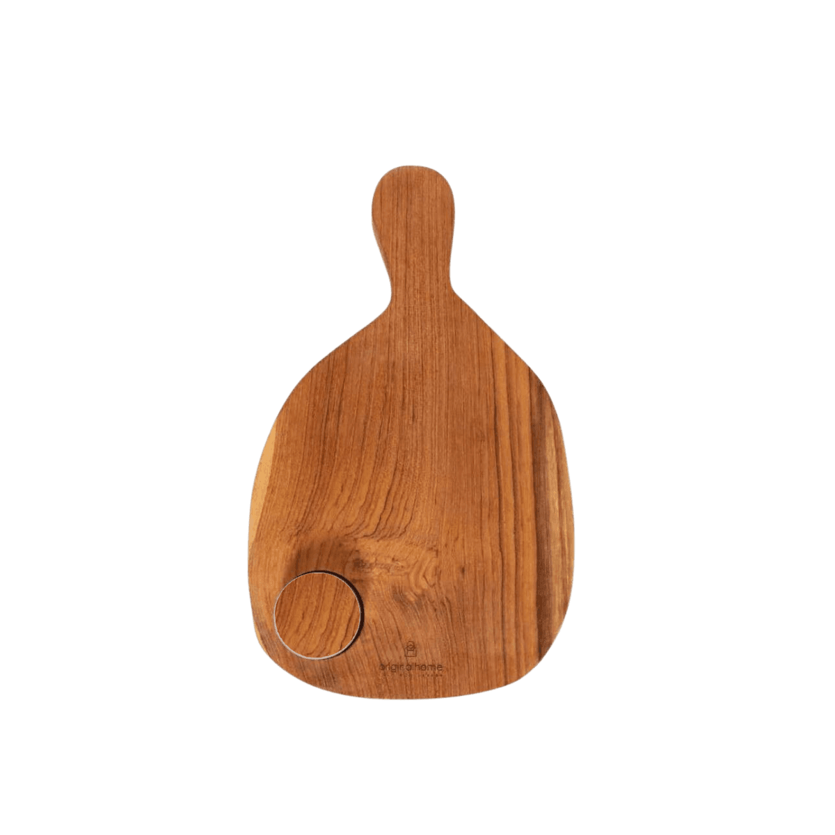 Teakhouten snijplank met ruimte voor kaars of sauspot - CUTTING BOARD T-LIGHT