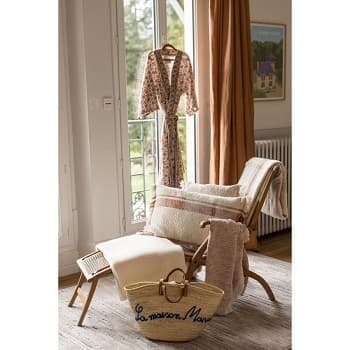 Jacquardplaid Jane Multico Sienne 130 x 160