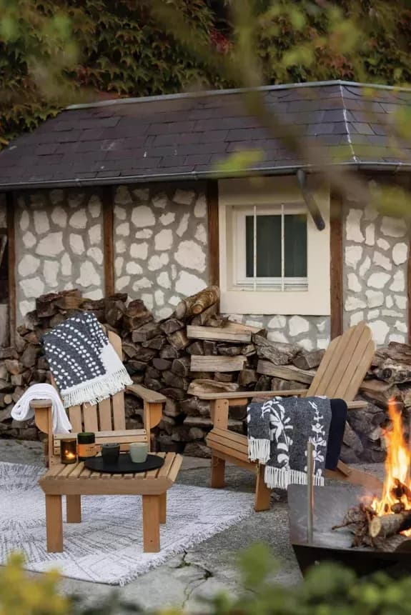 Gerecyclede deken Taina Carbone 127 x 160