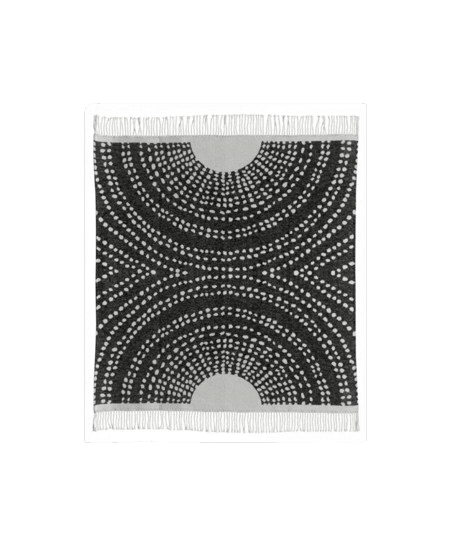 Gerecyclede deken Taina Carbone 127 x 160