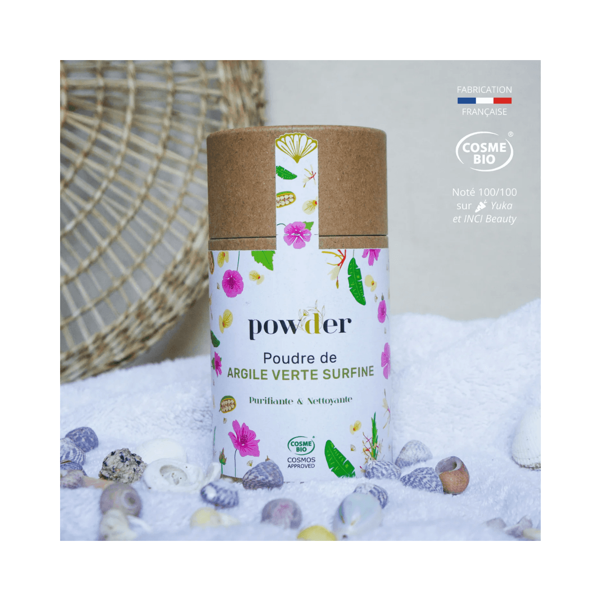 ORGANIC SURFINE GREEN CLAY poeder - Zuiverend en reinigend