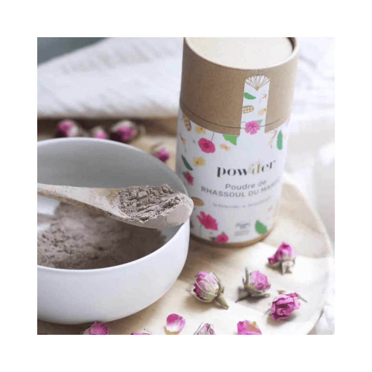 Poudre de RHASSOUL DU MAROC BIO - Nettoyante et densifiante