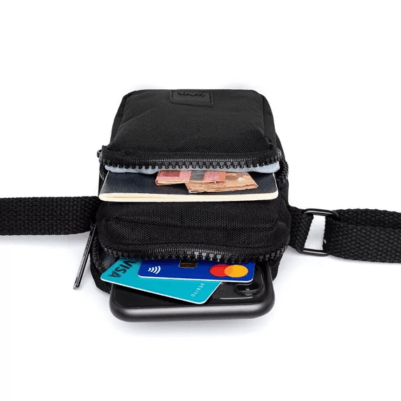 Schoudertas  Amsterdam - Stripes Black