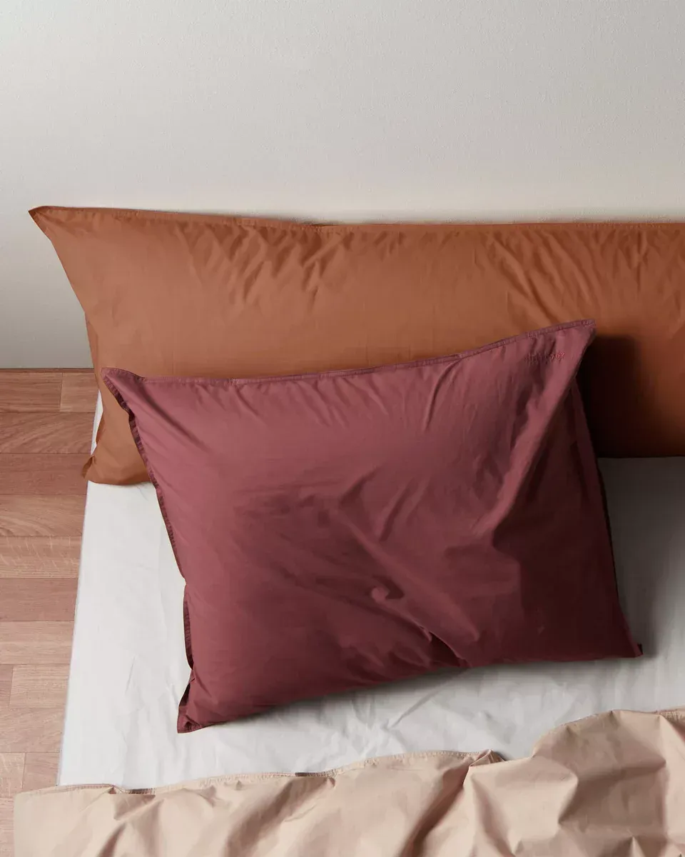 60X70 Percale 100% Coton Kussensloop - Camel PKS60CA