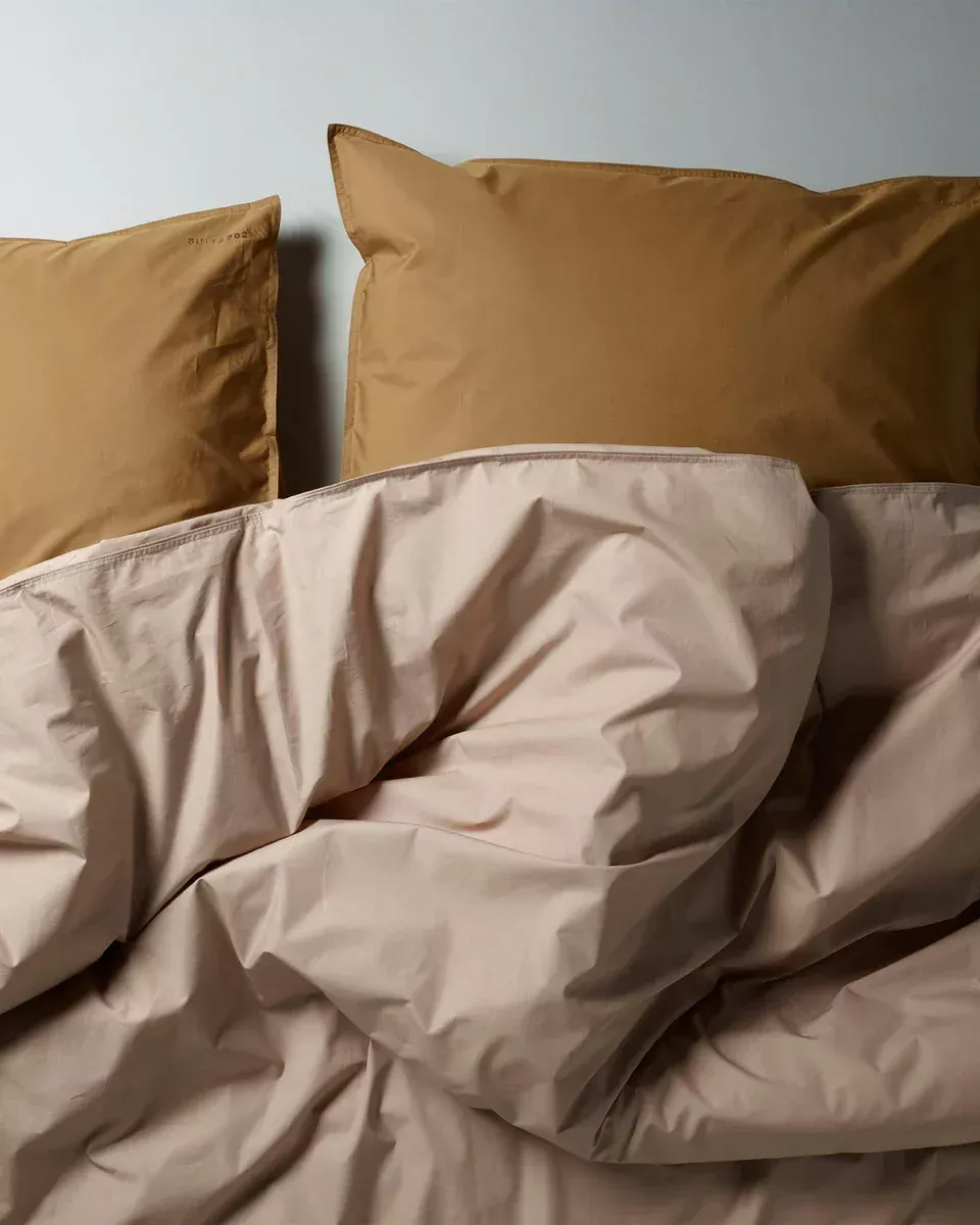 60X70 Percale 100% Coton Kussensloop - Camel PKS60CA